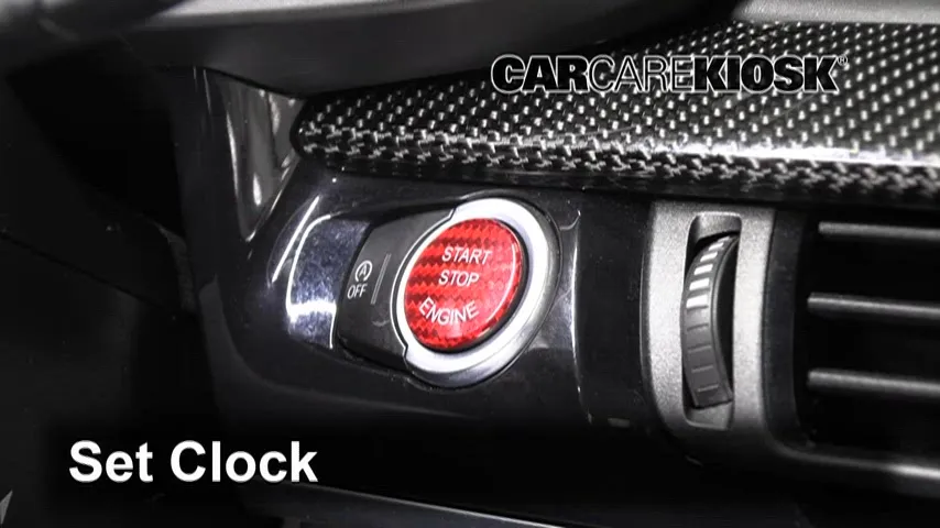 2015 BMW X5 M 4.4L V8 Turbo Clock